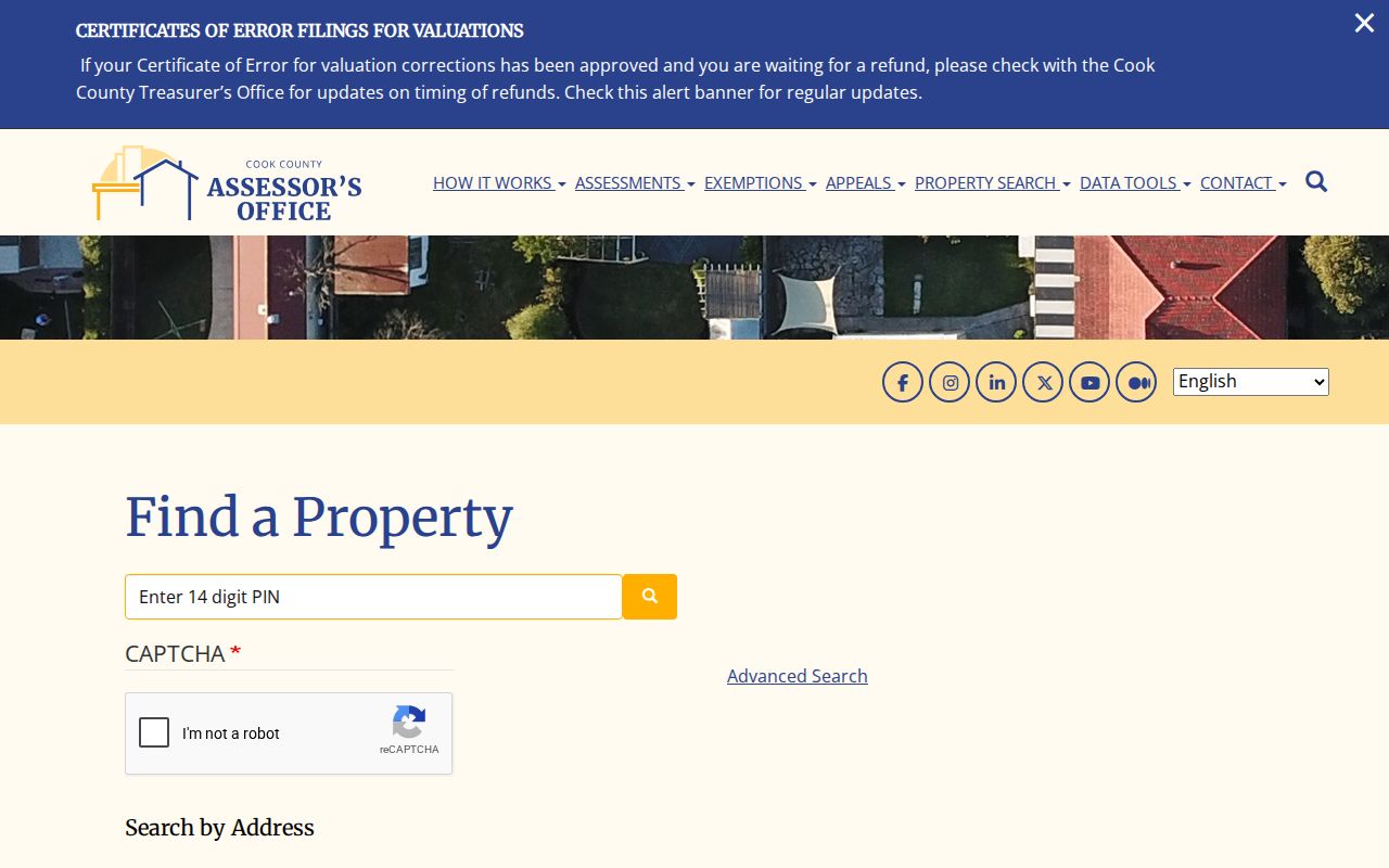 Calumet City residents directory Cook County assessor search