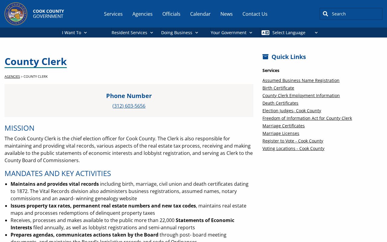 Calumet City residents directory Cook County Clerk